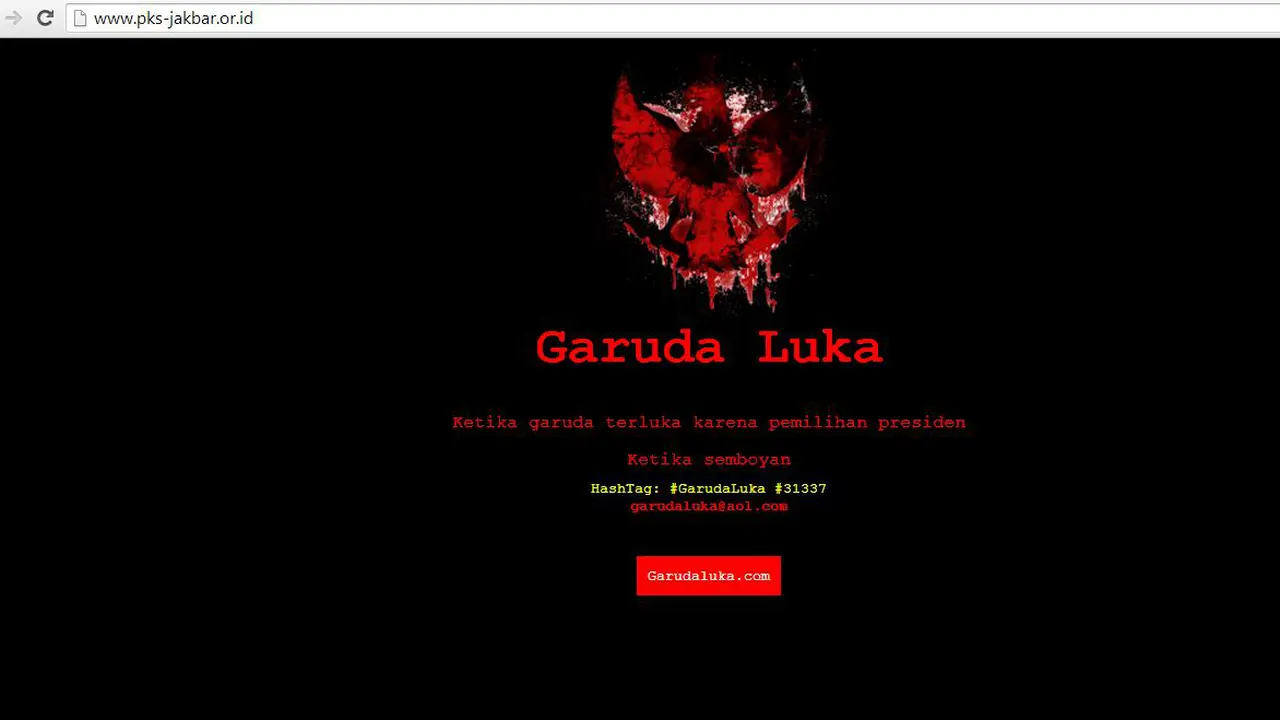Garuda Luka Ambil Alih Banyak Situs Untuk Kampanye Negatif