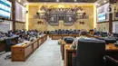Suasana rapat kerja antara Menteri Kesehatan Budi Gunadi Sadikin dengan Komisi IX DPR di kompleks Parlemen, Senayan, Jakarta, Selasa (28/3/2023). (Liputan6.com/Faizal Fanani)
