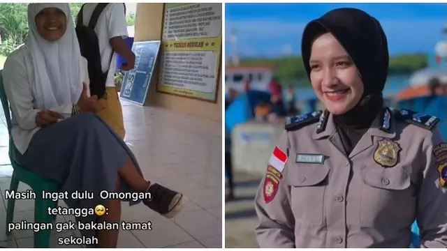 Kerap Dapat Cibiran dari Tetangga, Wanita Ini Buktikan Kesuksesannya Jadi Polwan