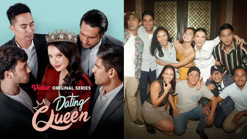 Main Web Series, Ini 6 Potret Raline Shah Bersama Para Pemain Dating Queen