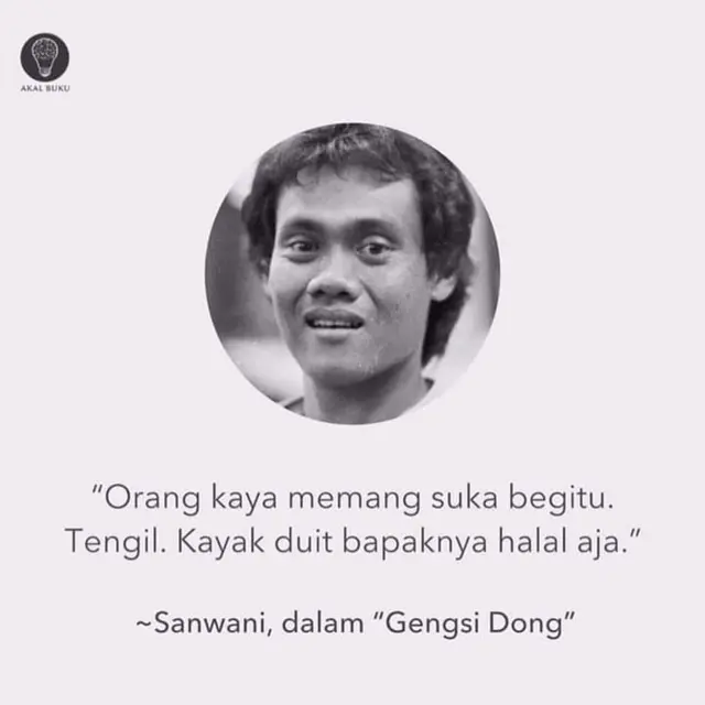 Meme Kasino soal perilaku anak orang kaya dari film Gengsi Dong. (Foto: Dok. Twitter Indonesia)