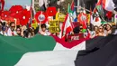 Konflik antara Palestina dan Israel memuncak pada 7 Oktober 2023 lalu. (RINGO CHIU/AFP)