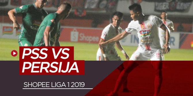 VIDEO: Laga Sengit PSS Vs Persija di Liga 1 2019