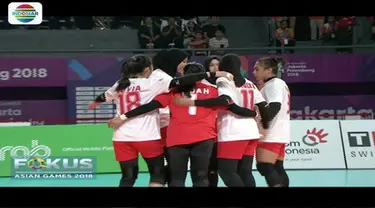 Tim Voli Putri Indonesia Menang dari Hongkong 3-1 (Fokus Pagi)