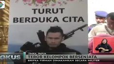 Brimob Firman, korban penembakan teror kelompok kriminal di Papua, telah dimakamkan. Brimob Firman meninggalkan istrinya yang tengah hamil.