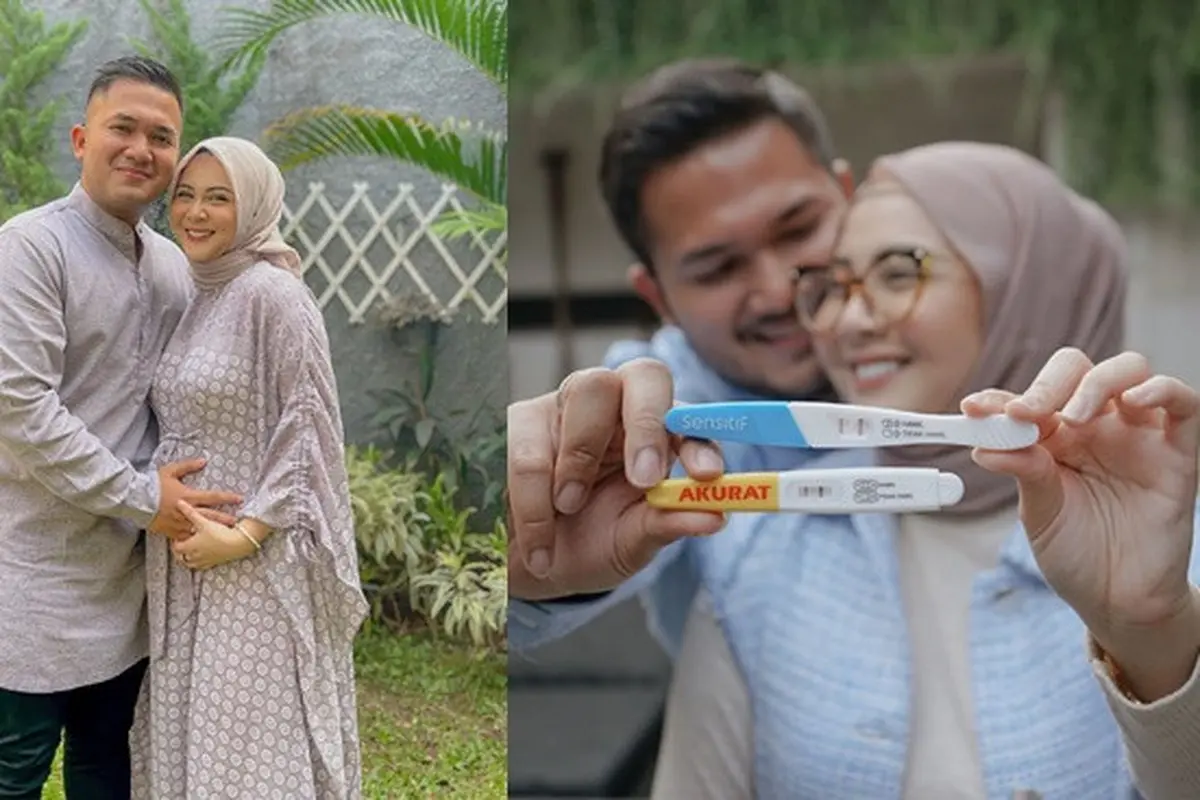 Hamil Anak Pertama, Ini 6 Momen Manis Kesha Ratuliu dan Suami