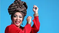 Sounds of Bintang, Rieka Roslan. (Fotografer: Bambang E. Ros, Fashion Stylist: Indah Wulansari, Digital Imaging: Muhammad Iqbal Nurfajri/Bintang.com)