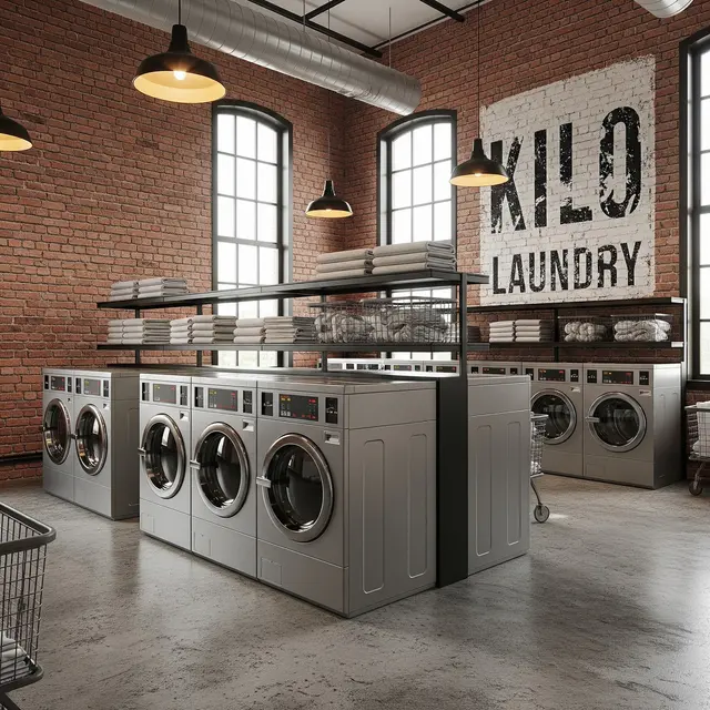 Desain Ruangan Laundry Kiloan
