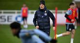 Pelatih kepala Timnas Inggris, Thomas Tuchel menerapkan strategi aneh untuk dua laga FIFA Matchday menjelang Piala Dunia 2026. (AFP/Paul Ellis)