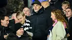 Pelatih Timnas Inggris, Thomas Tuchel terlihat menonton pertandingan Brighton melawan Arsenal pada laga lanjutan Liga Inggris 2024/2025 di American Express Community Stadium, Brighton, Inggris, Sabtu (04/01/2025). (AFP/Oli Scarff)