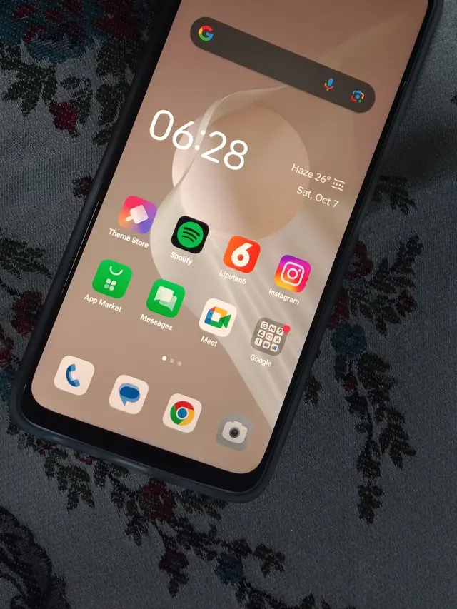 Oppo A38 Tampak Layar