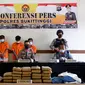 Polres Bukittinggi merilis kasus pengedaran narkoba antara provinsi. (liputan6.com/ Dok Polres Bukittinggi).