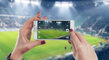 Ilustrasi smartphone, kamera smartphone