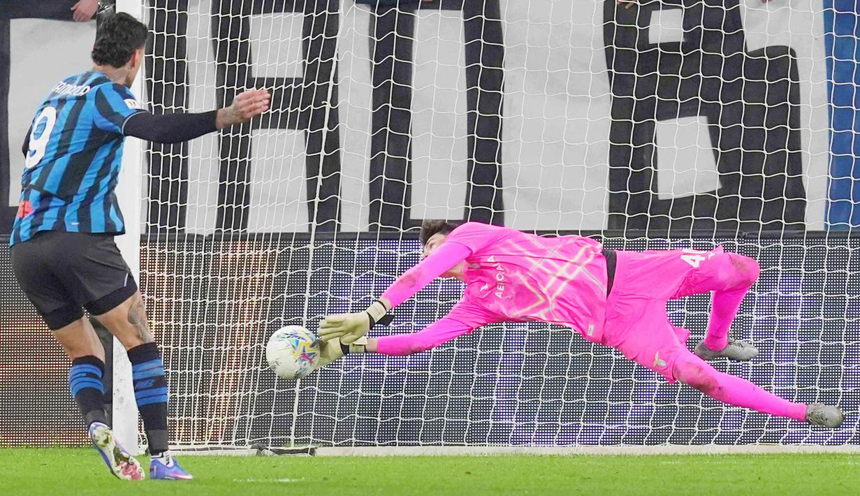 Di partai final yang dijadwalkan berlangsung 13 Mei, Lazio akan menghadapi Inter Milan dalam perebutan gelar juara. (Spada/LaPresse via AP)