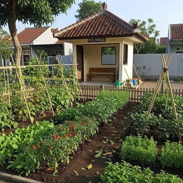 9 Ide Kebun Sayur di Sekitar Pos Ronda untuk Aktivitas Warga, Jadi Sumber Pangan