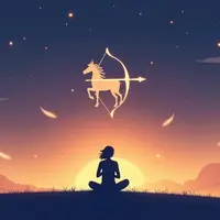 logo ramalan zodiak sagitarius (sumber: AI generated)