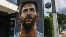 Messi memilih Inter Miami bukan karena gaji tinggi yang ditawarkan klub sepak bola milik David Beckham tersebut. (AFP/GIORGIO VIERA )