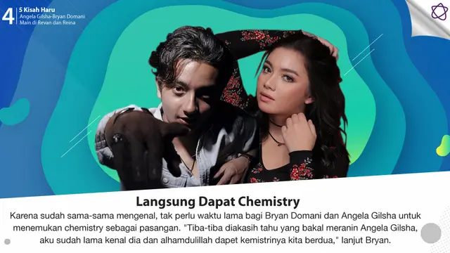 [Bintang] Angela Gilsha dan Bryan Domani