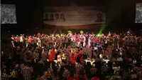 TMP Satukan Masyarakat Jawa di Ibu Kota Demi Ahok-Djarot. (Liputan6.com/Nanda Perdana Putra)
