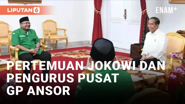 Jokowi Terima Pengurus Pusat GP Ansor di Istana Yogyakarta, Ini Hal yang Dibahas