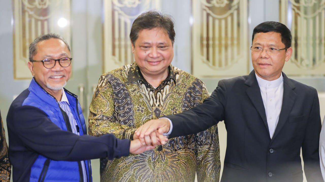 Pertemuan Ketua Umum Koalisi Indonesia Bersatu (KIB), di Restoran Bunga Rampai, Jakarta Pusat, Rabu, 30 November 2022. (Istimewa)