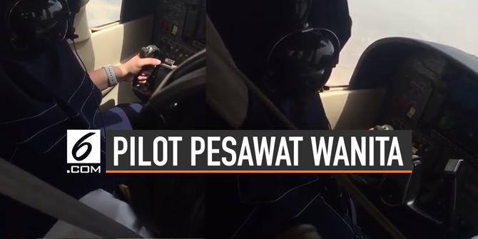 VIDEO: Pilot Pesawat Komersial Wanita Pertama Arab Saudi