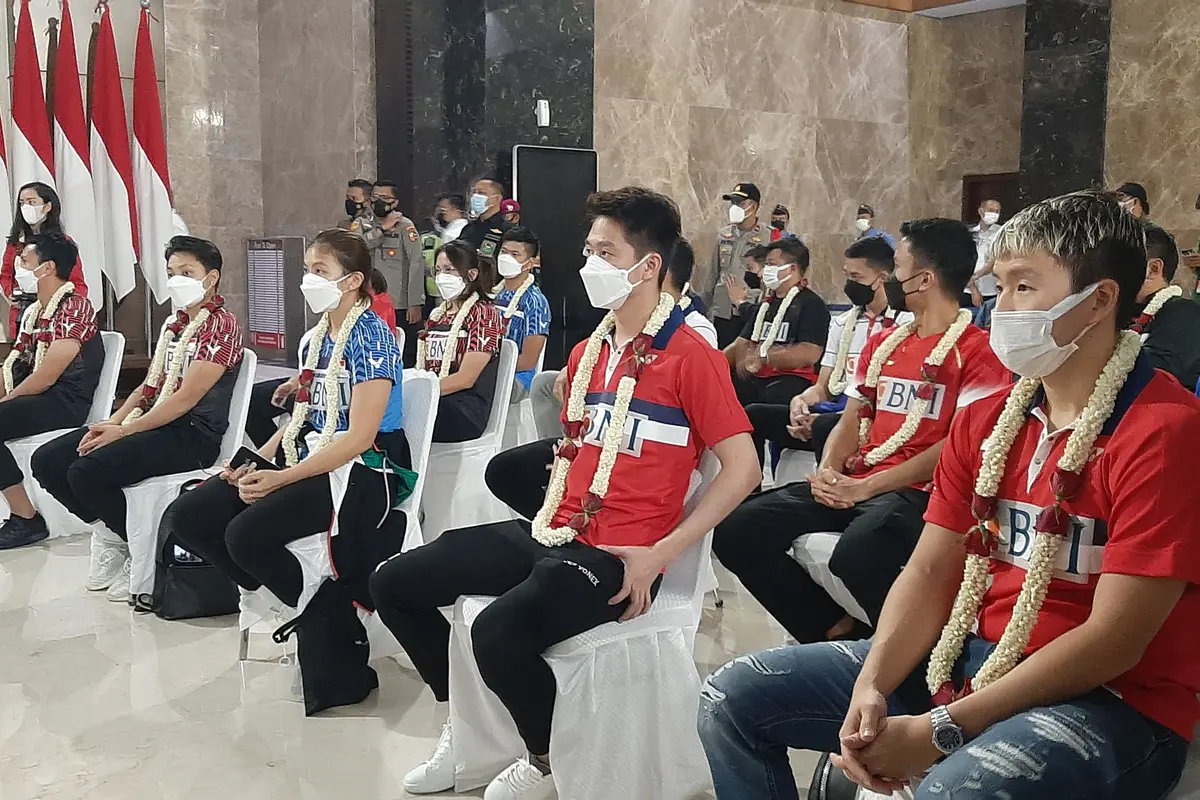 Atlet bulu tangkis Indonesia
