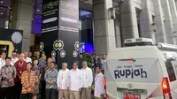 Kick-off "Semarak Rupiah Ramadan dan Berkah Idulfitri" (SERAMBI 2024). SERAMBI merupakan upaya Bank Indonesia untuk memenuhi uang Rupiah pada siklus Ramadan dan Idul Fitri. (Tasha/Liputan6.com)