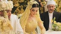 Pernikahan Tasya Farasya dan Ahmad Assegaf. [IG: @tasyafarasya]