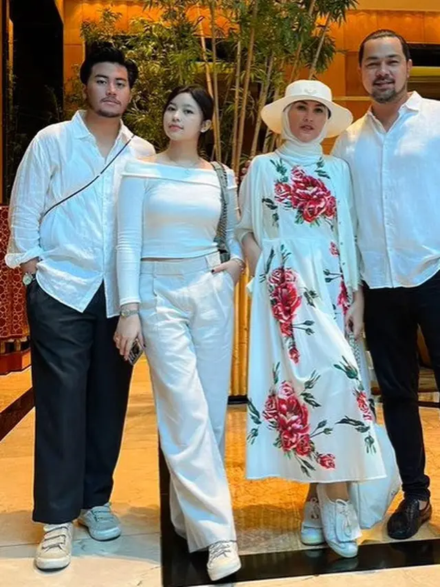 Potret keluarga Sultan Djorghi (Sumber: Instagram/djorghisultan dan Instagram/hapsarianissa29)