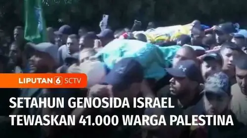 VIDEO: Setahun Israel Serang Palestina hingga Kini Belum Menunjukkan Tanda-Tanda Mereda