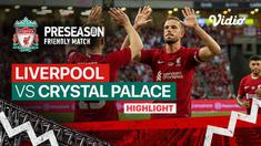 Berita video highlights Friendly Match mempertemukan Liverpool dan Crystal Palace ang berlangsung di Singapore National Stadium, pada Jumat (12/7/2022).