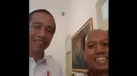 Video Sutopo bersama Presiden Jokowi. (Foto: Twitter @Sutopo_PN)