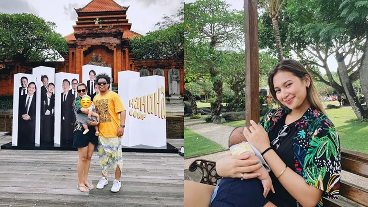 7 Potret Indah Permatasari di Bali, Liburan Sambil Temani Suami Kerja