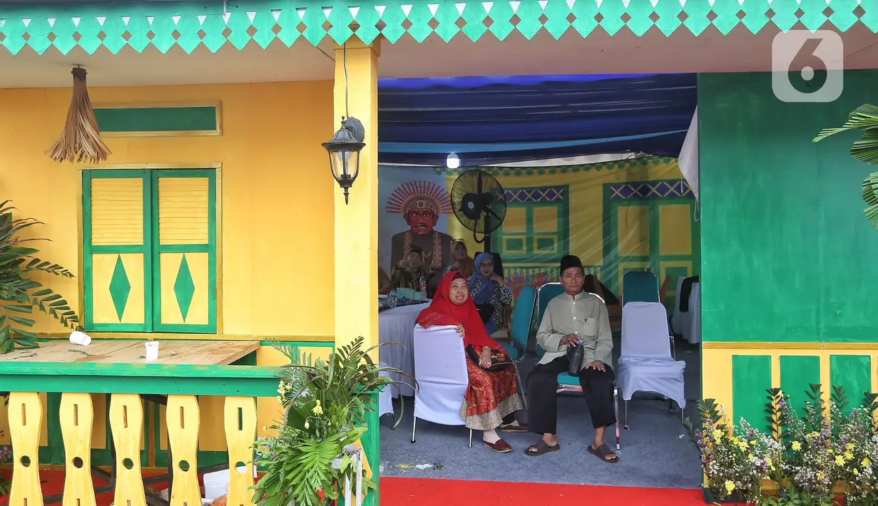 Tema ini menjadi pengingat untuk terus memelihara tradisi serta nilai-nilai budaya masyarakat Betawi. (Liputan6.com/Angga Yuniar)