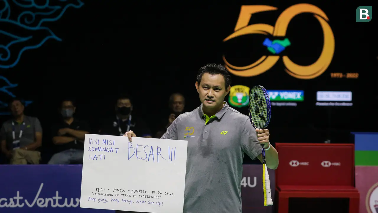 peringatan 50 tahun kerjasama antara Yonex dan PBSI