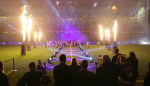 Laga pekan ke-32 Ligue 1 2025/2026, Jumat (08/05/2026) waktu setempat, menjadi spesial bagi klub RC Lens. (AFP/Francois Lo Presti)