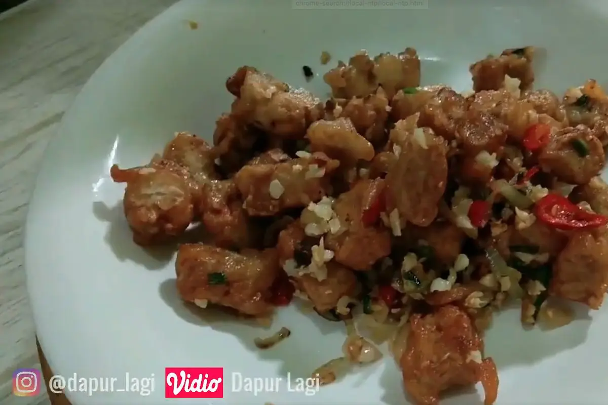 Resep Membuat Tempe Seenak Ayam Goreng. sumberfoto: DapurLagi