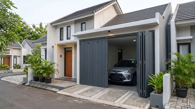 Pintu Garasi Minimalis untuk Rumah Kecil