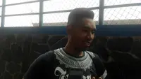 Zainal Muhammad seusai latihan bersama Persib di Lapangan Sport Arcamanik, Kota Bandung, Sabtu (24/3/2018). (Bola.com/Erwin Snaz)