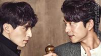 Aksi Lee Dong Wook dan Gong Yoo dalam drama Goblin (2016).