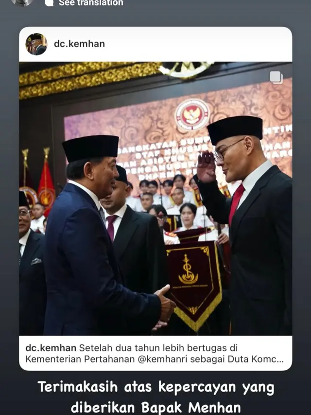 Unggahan Instgaram Deddy Corbuzier. (Instagram/ mastercorbuzier)