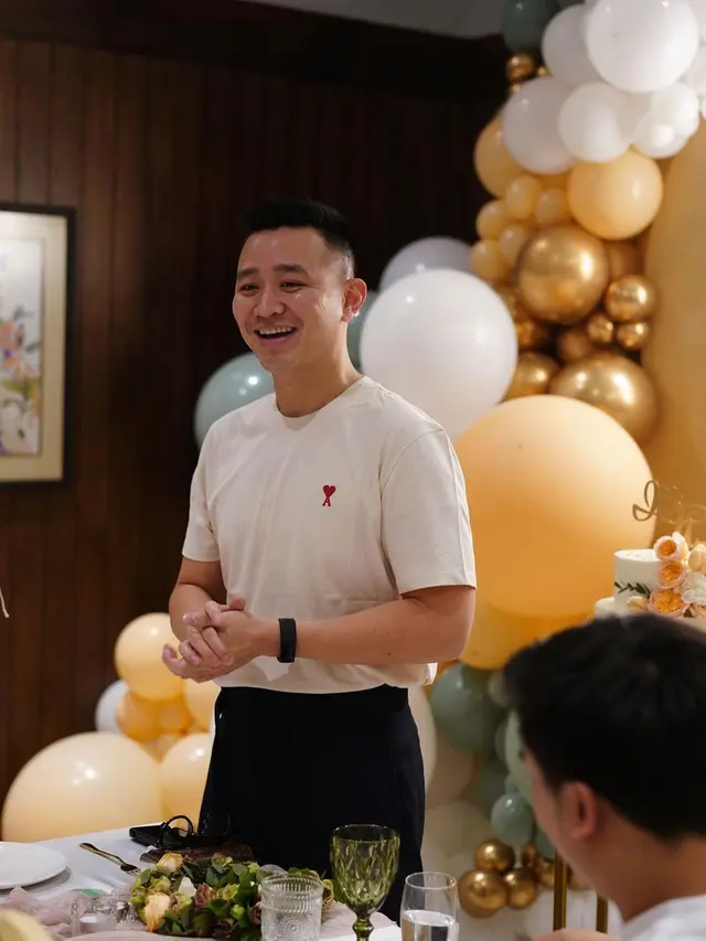 Momen Baby Shower Fiona Anthony Istri Dion Wiyoko. (Sumber: Instagram/fionaanthony)