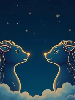 logo ramalan zodiak gemini (sumber: AI generated)