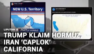 Trump Klaim Selat Hormuz, Iran Balas dengan California
