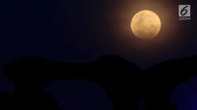 Melihat Gerhana Bulan di Antara Gedung Pencakar Langit Ibu Kota