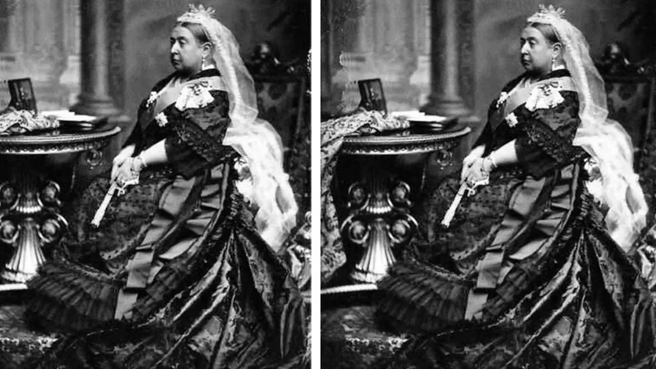 Black Funeral Queen Victoria 0714