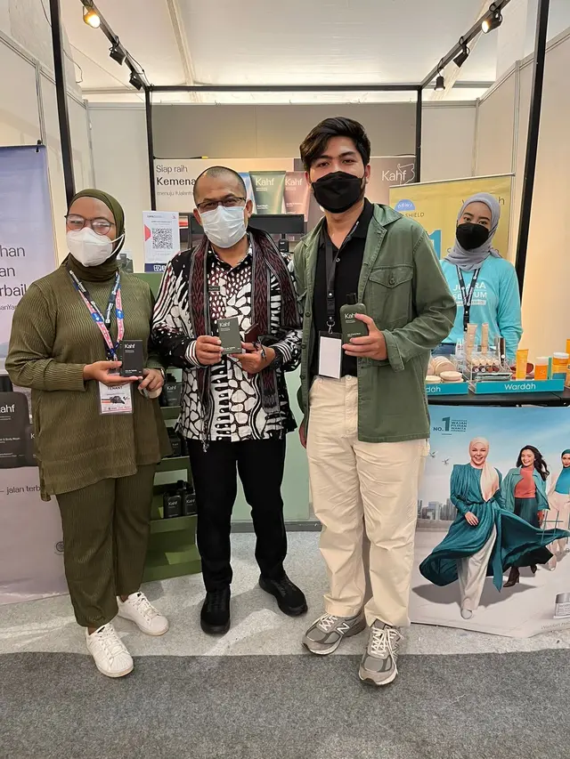 Paragon meriahkan Mandalika Experience Expo 2022 yang bersamaan dengan perhelatan MotoGP, dengan membawa Brand-nya yakni Wardah dan Kahf/dok. Wardah