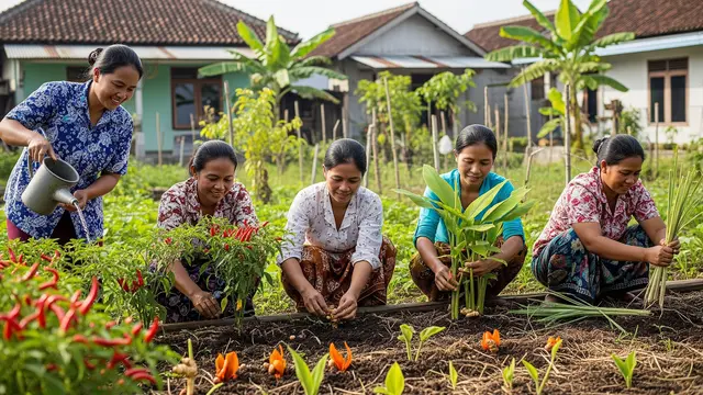 Kebun Sayur untuk Ibu-Ibu Arisan