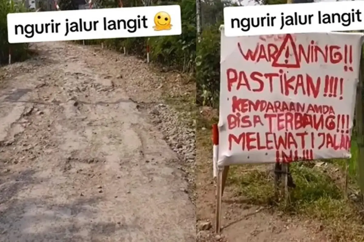 Bikin Kurir Bingung, Mau Antar Paket tapi Disuruh Lewat Jalur Langit